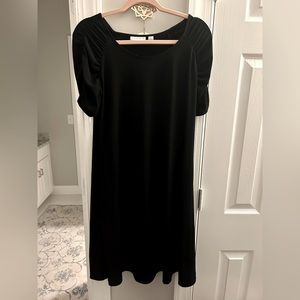 Susan Graver Black Midi Dress